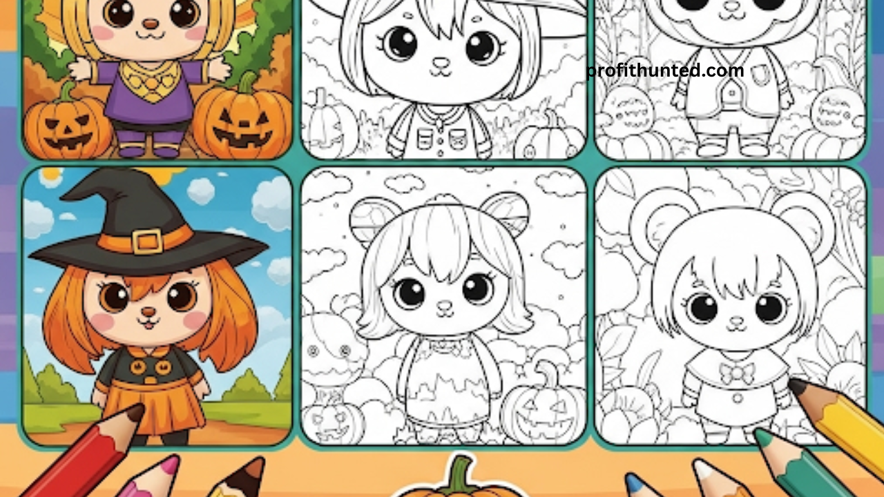 Halloween Coloring Book