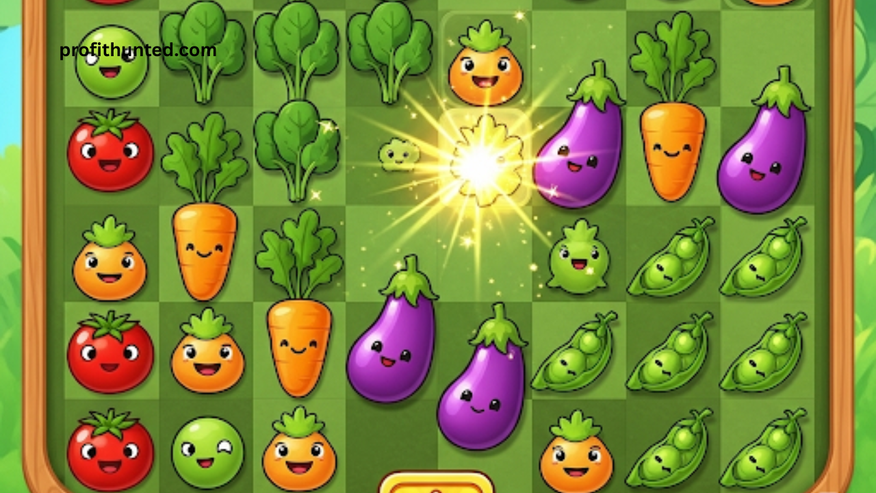 Vegetables Match 3